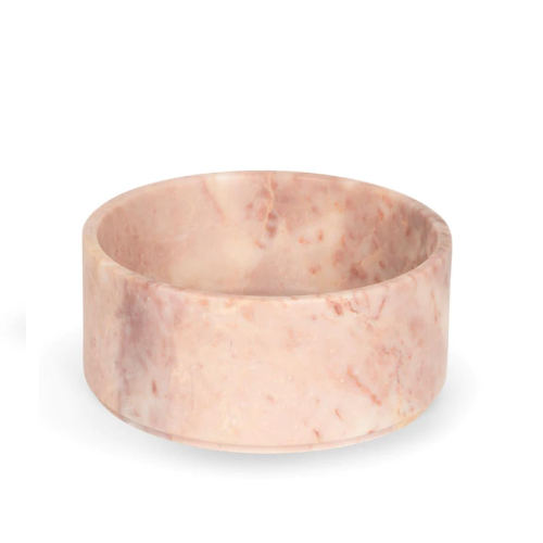 STONED pink Marble Fruit Bowl Marmorschale rosa pastell