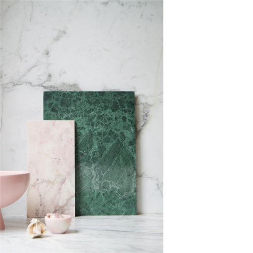 STONED Pink Marble Rectangular Board S