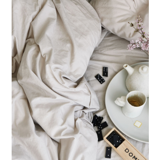 MIDNATT Bettbezug 140 x 200 cm Pebble