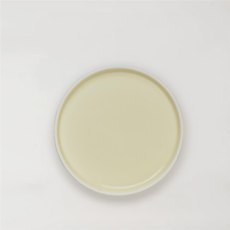 STUDIO ABOUT Plate medium Teller 2er Set ivory/yellow