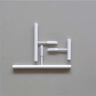 KOLOR Garderobenhaken Line Hook white S