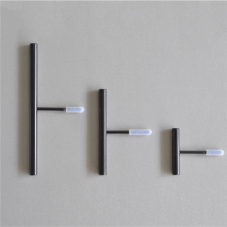 KOLOR Garderobenhaken Line Hook jet black L