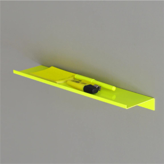 KOLOR Wandregal z-shelf small neon yellow