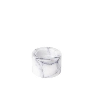 STONED White Marble Teelichthalter/Eierbecher