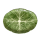LES OTTOMANS Cabbage bowl Servierplatte oval green