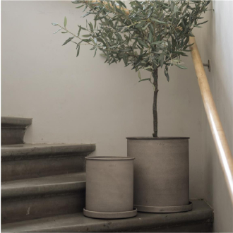 - sold - DBKD Plant Pot large beige 2er Set