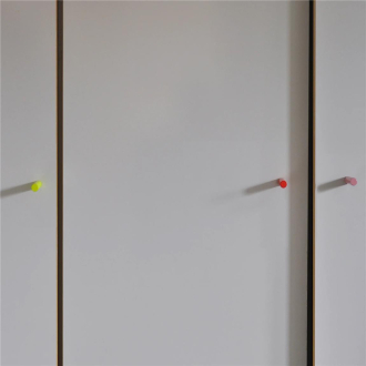 KOLOR Möbelgriff 01 2er Set neon yellow