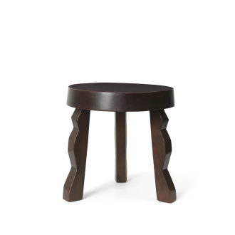 FERM LIVING Faye Stool dark stained
