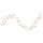BUNGALOW Beaded Garland Perlen Girlande gold mit Blättern aus Glasperlen