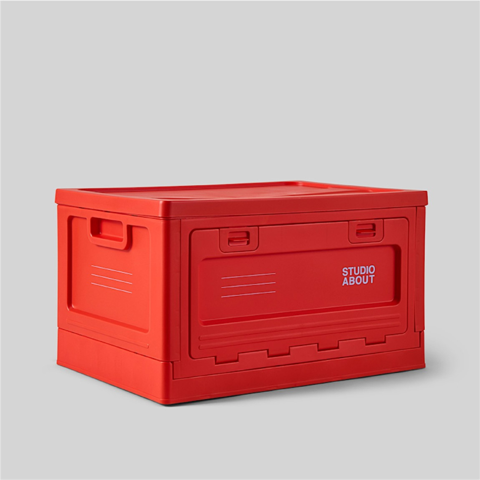 STUDIO ABOUT Klappbox mit Deckel large red