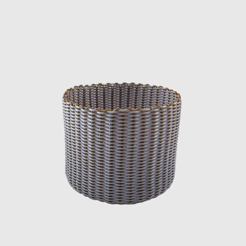 Palorosa Project kleiner Aufbewahrungskorb Pot Small Basic zweifabrig lila braun