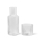 FERM LIVING Ripple Karaffe Set small clear Set aus geriffelter Karaffe 0,5l mit passendem Glas 0,2l als Deckel