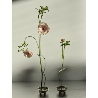 ferm Living Tessera moderne Vase edelstahl 3x3...