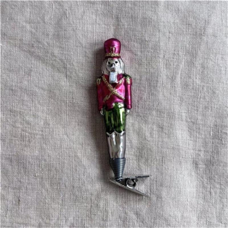 Nostalgischer Christbaumschmuck Nussknacker Zwicker...