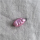 Nostalgischer Christbaumschmuck kleines Glücksschweinchen pink