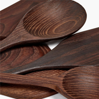 SERAX Kitchen Utensils Set dark ash