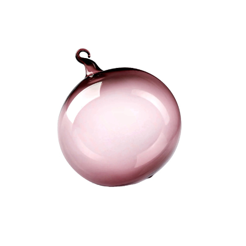 CHRISTIAN METZNER Baumkugel Glas violett/bordeaux hell