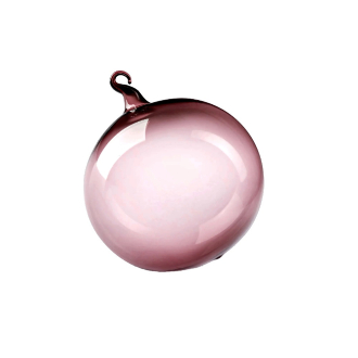 CHRISTIAN METZNER Baumkugel Glas violett/bordeaux hell
