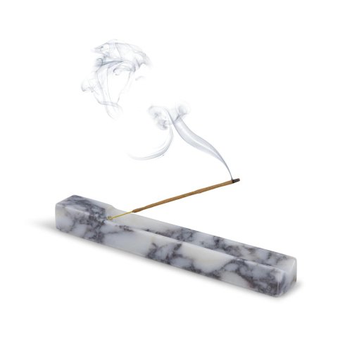 STONED Marble Incense Holder Calacatta