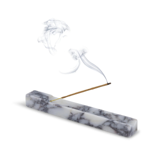 STONED Marble Incense Holder Calacatta