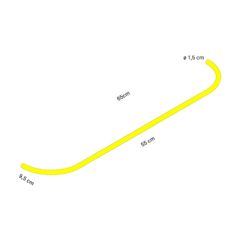 KOLOR Handtuchhalter 02 neon yellow