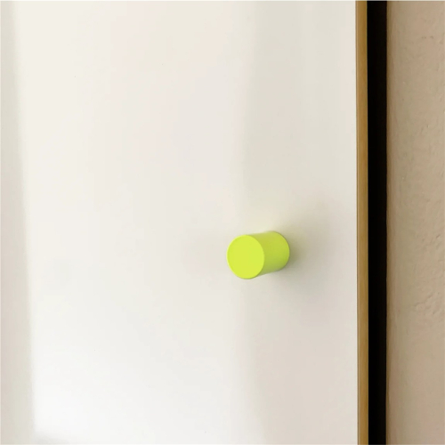 KOLOR Möbelknopf 02 neon gelb