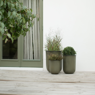 DBKD Out Pot Stripe green 3er Set