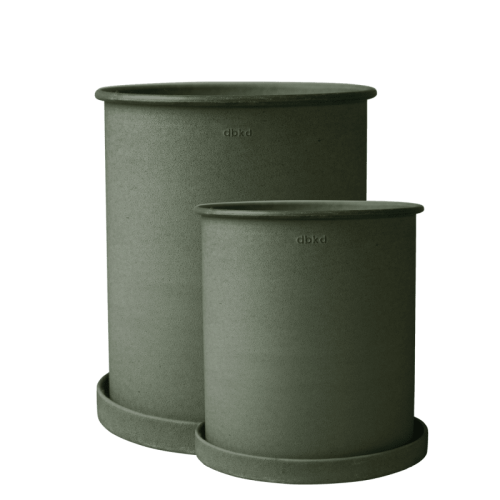 DBKD Plant Pot large green 2er Set