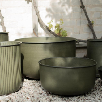 DBKD OUT Pot wide green 2er Set