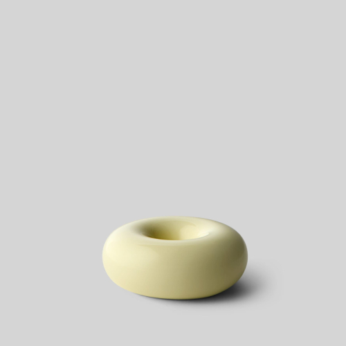 Studio About Candleholder Bob small yellow 10543Y Kerzenhalter in Trendfarbe Buttergelb