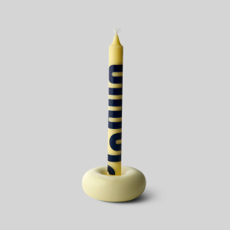 STUDIO ABOUT Candle Holder Bob small yellow