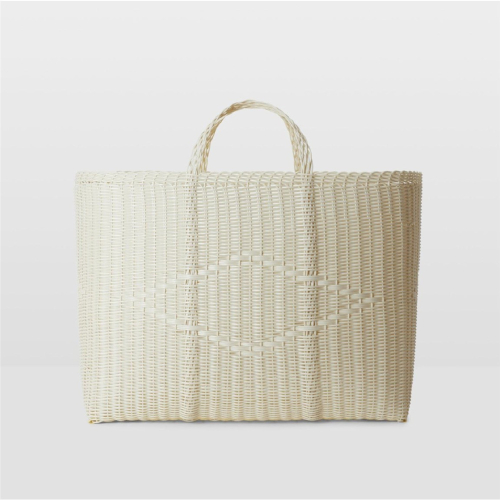 Palorosa Project Basket extra large vanilla große handgewebte Strandtasche in buttergelb made in guatemala