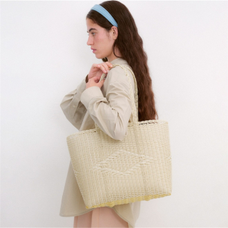 PALOROSA Basket medium vanilla