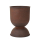 ferm Living hourglass pot small rust pflanztopf in sanduhr silhouette eisen rostfarben 1104272164