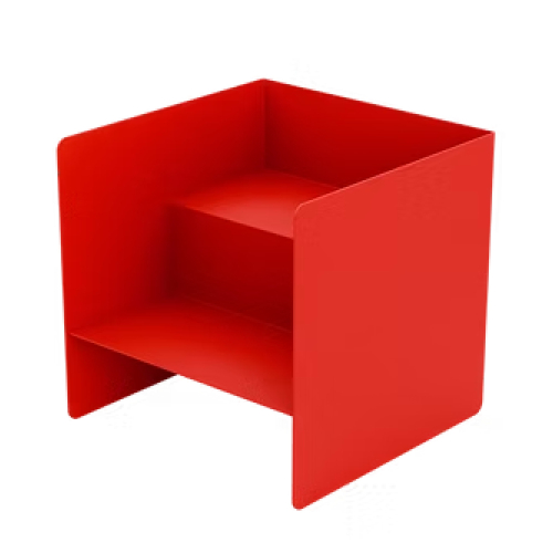 purSTAHL Regal Buchhalter*in scarlet