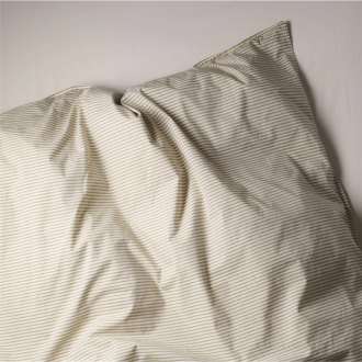 SUITE702 Bettbezug Bio-Baumwolle gestreift 135x200 cm
