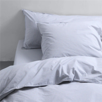 SUITE702 Kissenbezug Bio-Baumwolle gestreift 40x80 cm