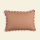 TOMÈTE Kissenbezug Scalloped Linen 30x50 powder pink
