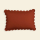 TOMÈTE Kissenbezug Scalloped Linen 30x50 red ochre