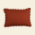 TOMÈTE Kissenbezug Scalloped Linen 30x50 red ochre