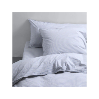 SUITE702 Kissenbezug Bio-Baumwolle gestreift 80x80 cm