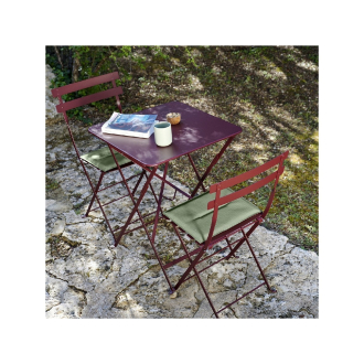 FERMOB Metallstuhl Bistro schwarzkirsche