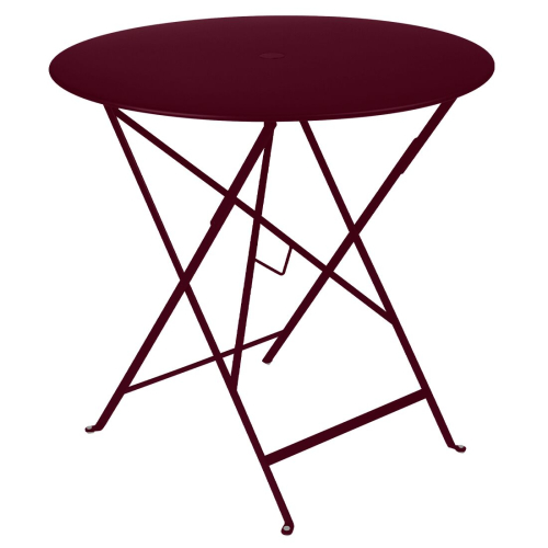 FERMOB Klapptisch Bistro Ø 77 cm schwarzkirsche