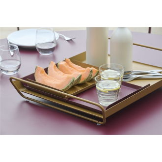 FERMOB Tablett Alto 23x17 cm schwarzkirsche