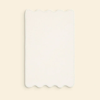 TOMÈTE Wavy bathmat badematte mit gewellter Kante...