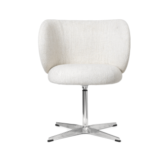 FERM LIVING Rico Dining Chair Swivel Bouclé