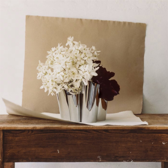 GEORG JENSEN Fold Vase breit