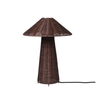 FERM LIVING Tischleuchte Dou Rattan