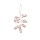 BUNGALOW Beaded Ornament Twig Niva Ruby